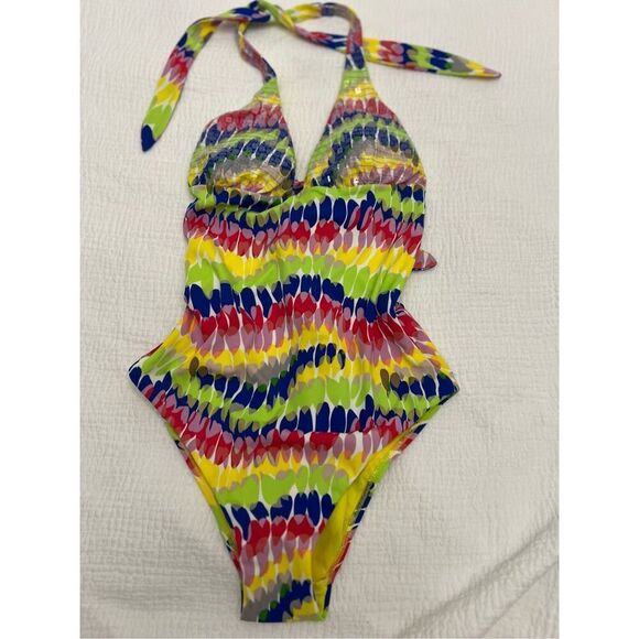 Victoria Secrets Colourful Sequence One Piece Swimsuit - Picture 1 of 7